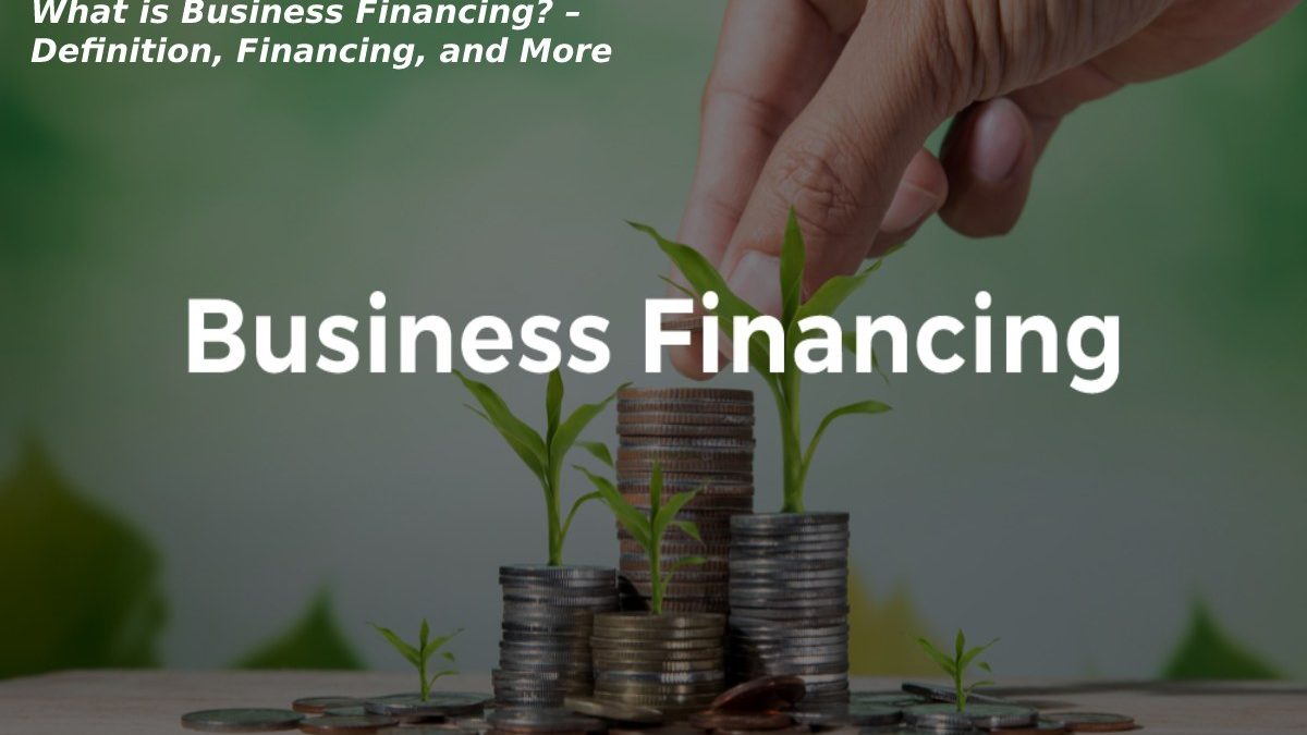What is Business Financing? – Definition, Financing, and More