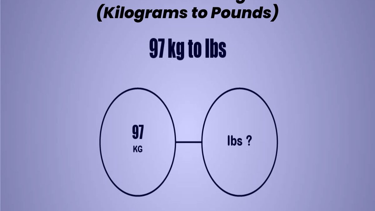 How to Convert 97 kg to Lbs (Kilograms to Pounds)