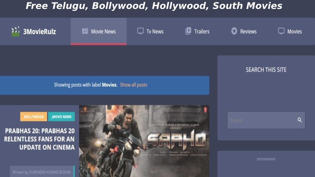3moviesrulz ac Website: Watch and Download Free Telugu, Bollywood, Hollywood, South Movies