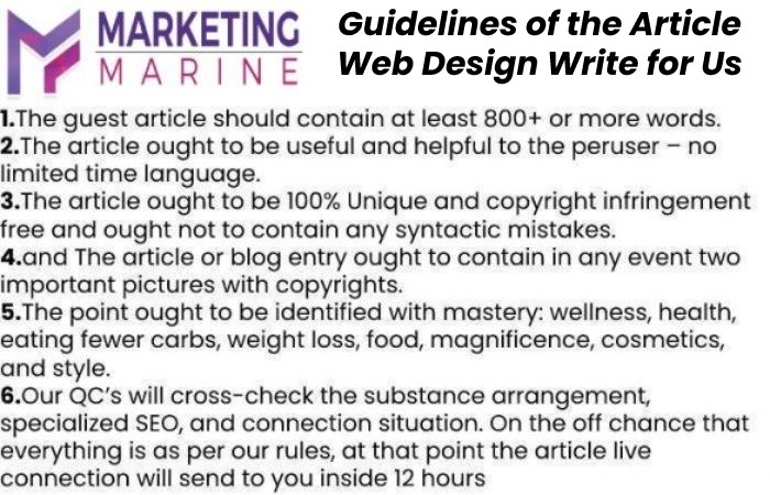 Guidelines of the Article – Web Design Write for Us