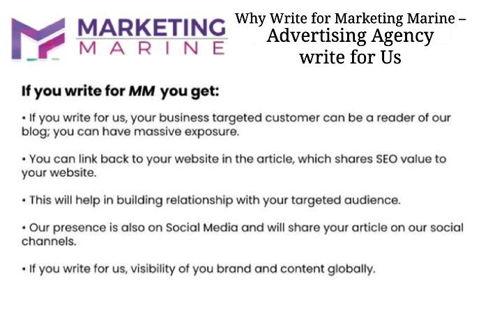Why Write for Marketing Marine – Advertising Agency Write for Us