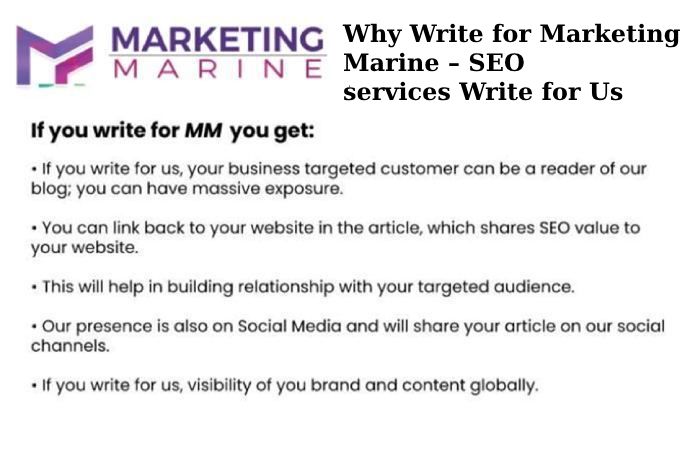 Why Write for Marketing Marine – SEO services Write for Us
