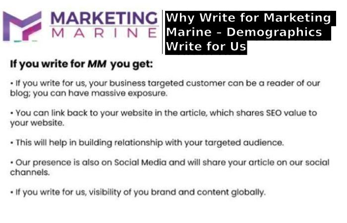 Why Write for Marketing Marine – Demographics  Write for Us