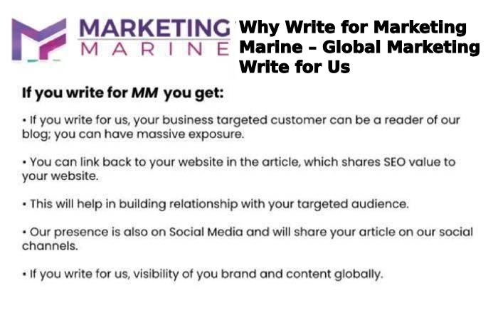 Why Write for Marketing Marine – Global Marketing Write for Us