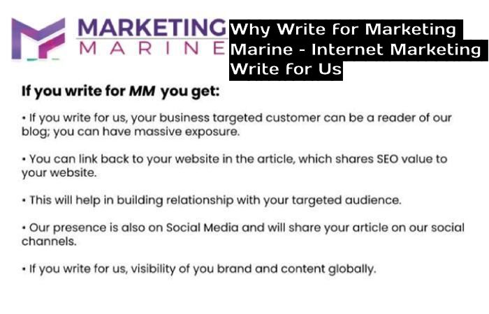 Why Write for Marketing Marine – Internet Marketing Write for Us