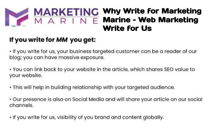 Why Write for Marketing Marine – Web Marketing Write for Us