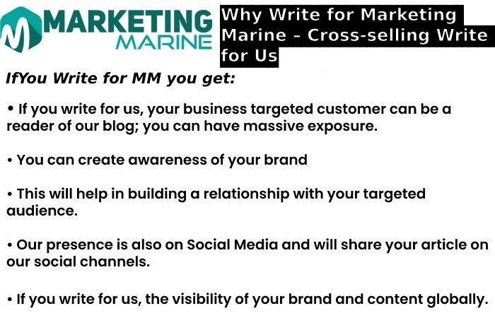 Why Write for Marketing Marine – Cross-selling Write for Us