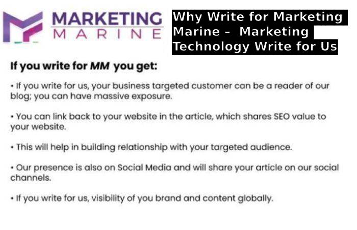 Why Write for Marketing Marine –  Marketing Technology Write for Us